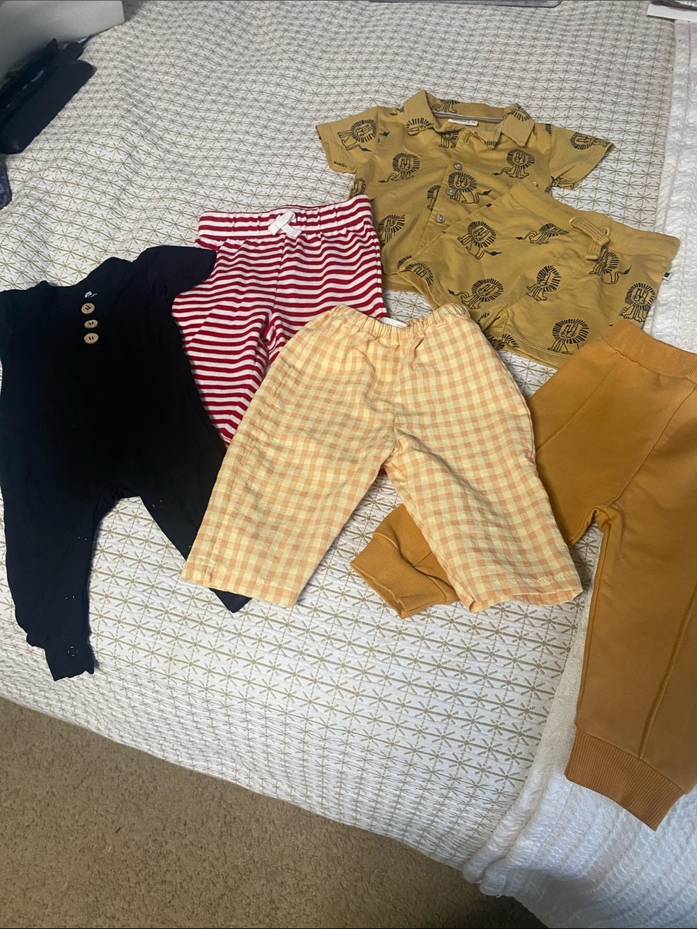 Lot of baby clothes, almost new/ some were washed but not worn